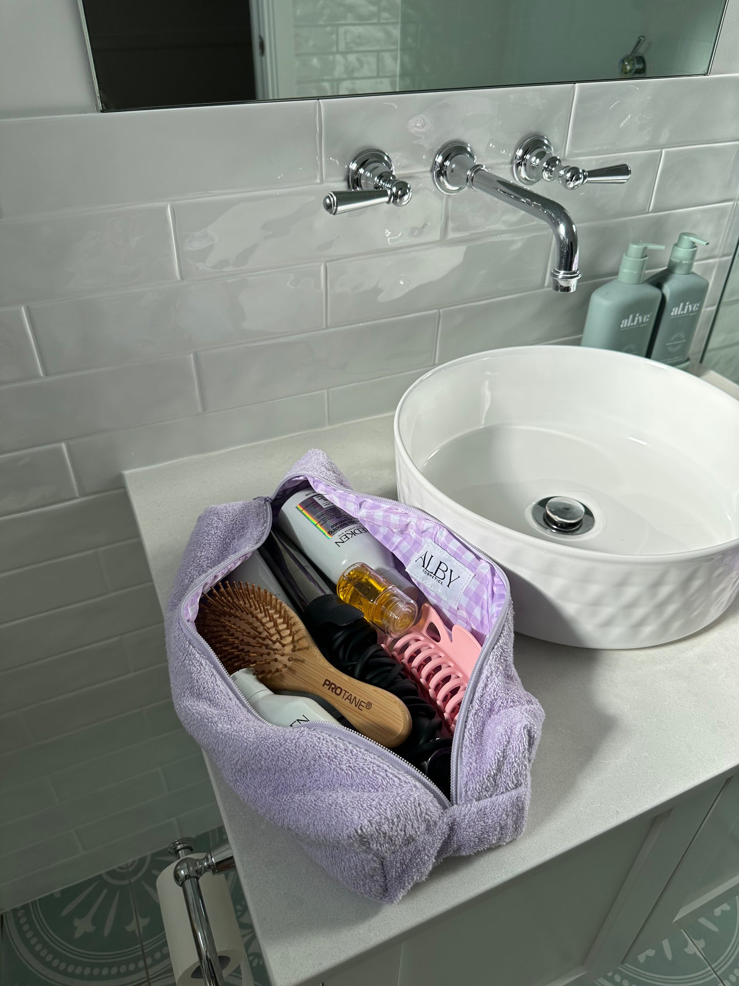 Lavender Haze Hair Tool Bag