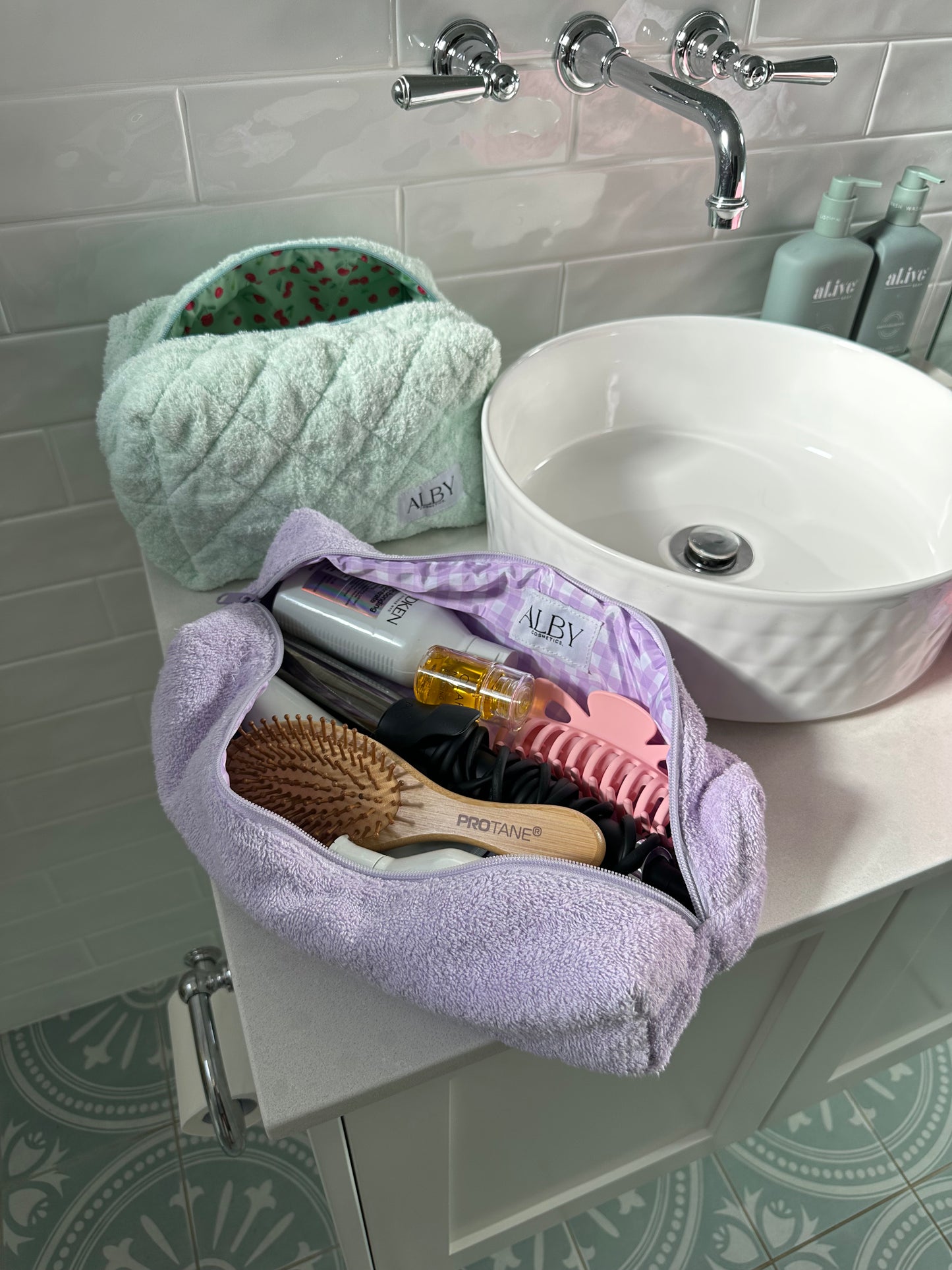 Lavender Haze Hair Tool Bag