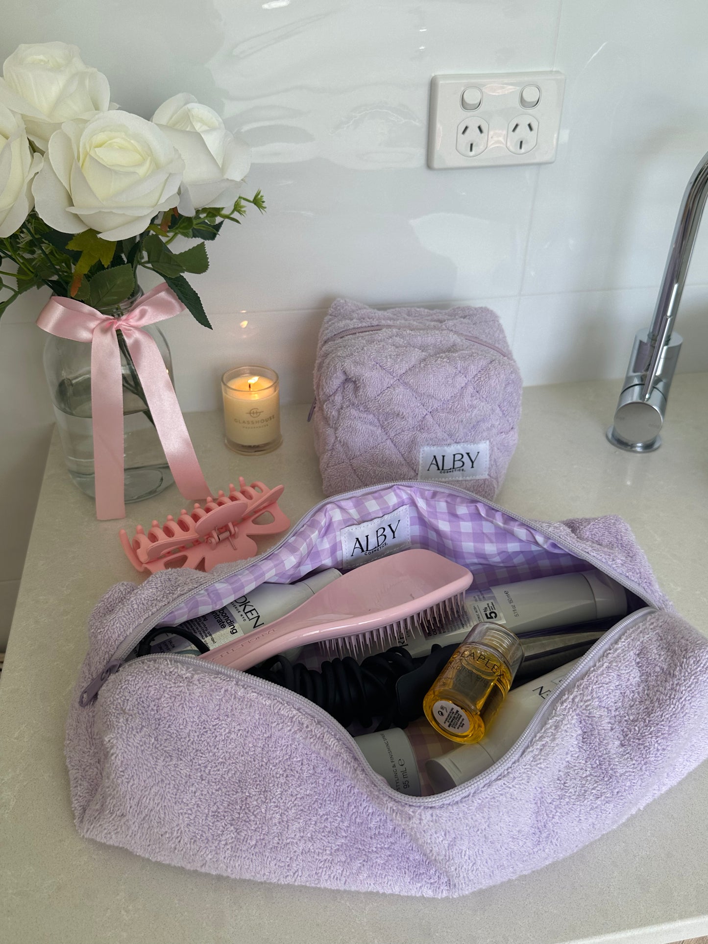 Lavender Haze Hair Tool Bag