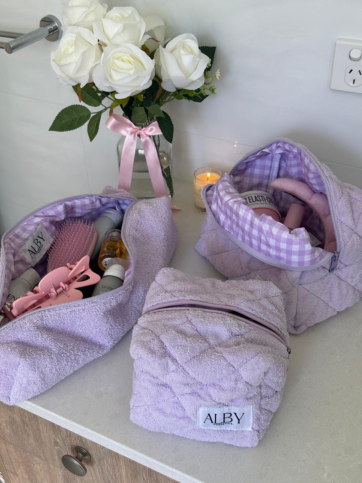 Lavender Haze Hair Tool Bag