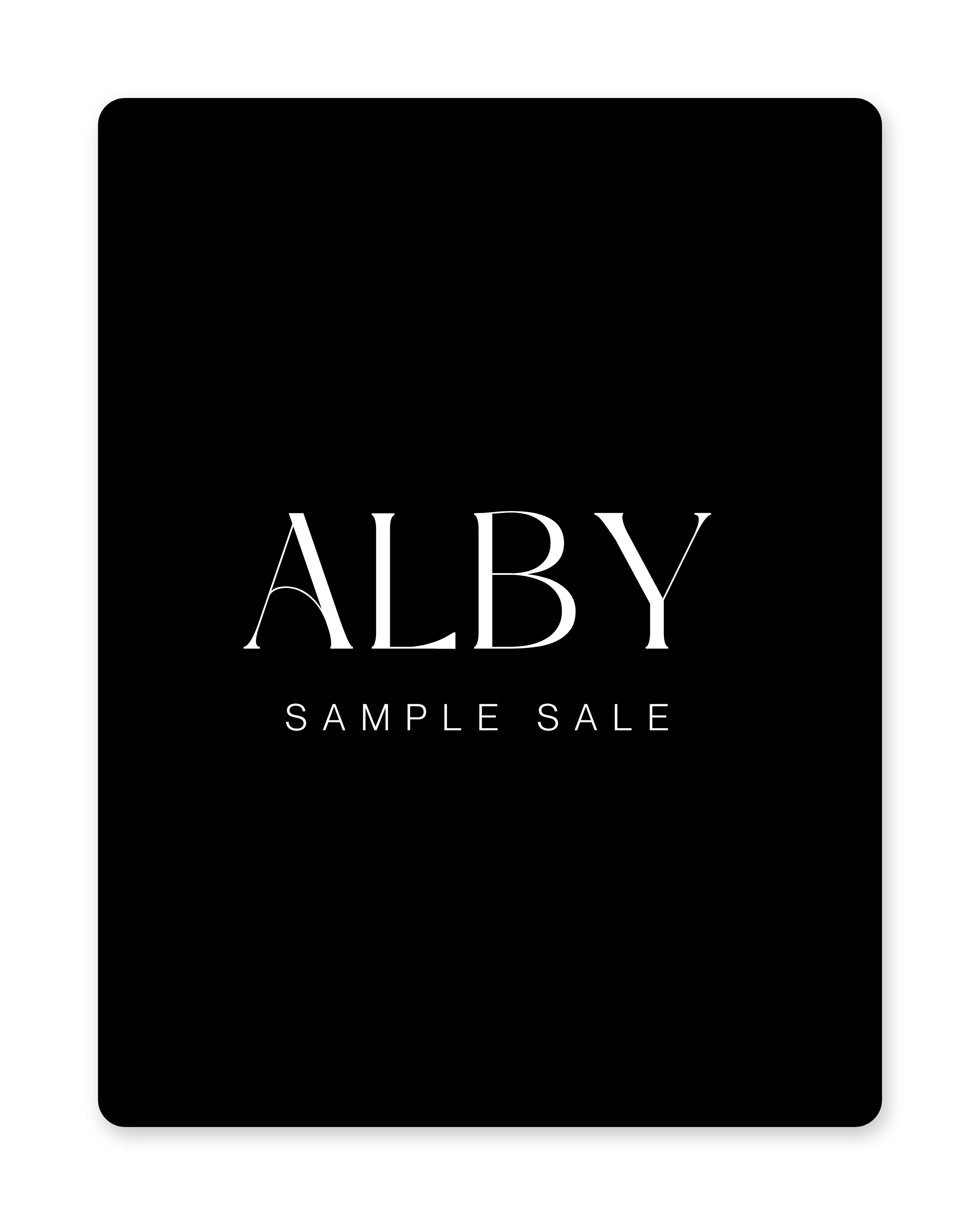 SAMPLE SALE
